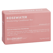 Load image into Gallery viewer, Rosewater Cleansing Conditioner Bar 70g
