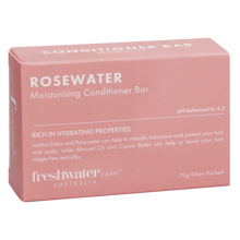 Load image into Gallery viewer, Rosewater Cleansing Conditioner Bar 70g
