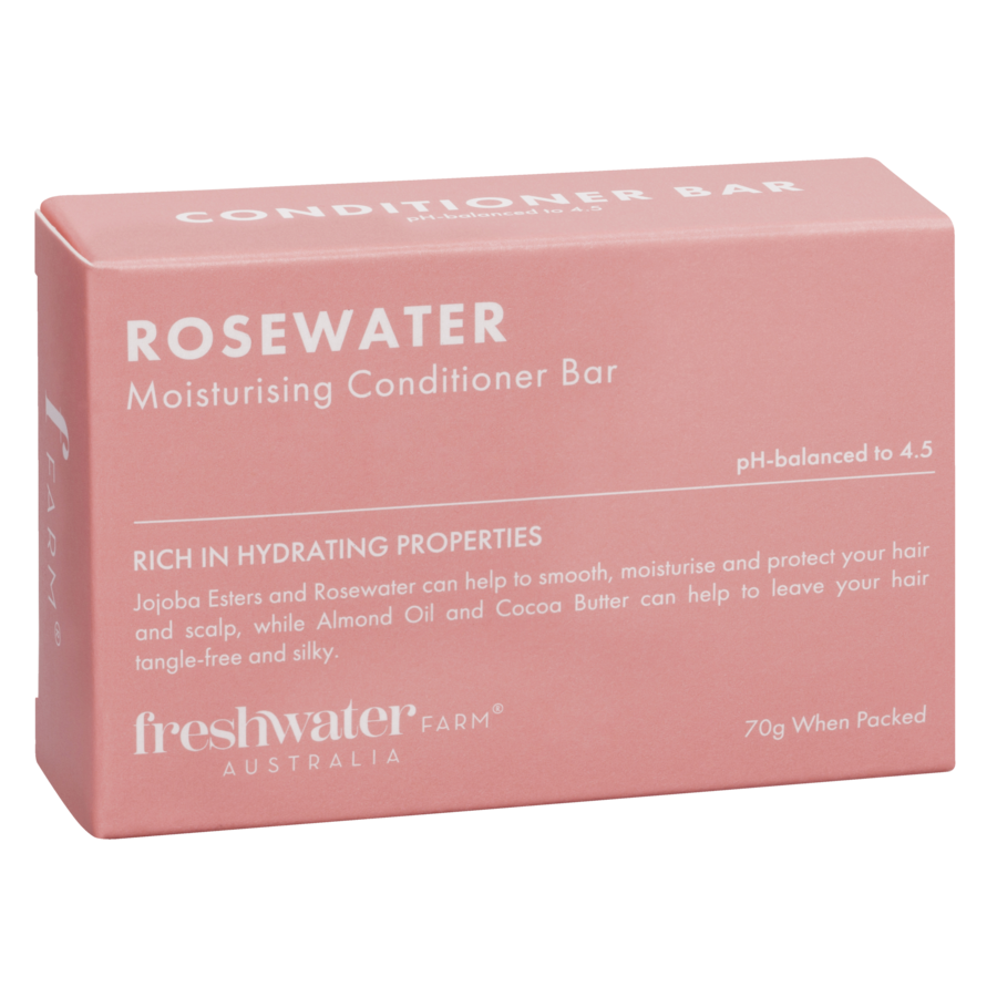 Rosewater Cleansing Conditioner Bar 70g