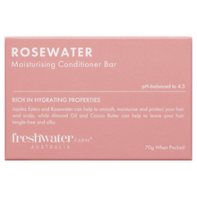 Load image into Gallery viewer, Rosewater Cleansing Conditioner Bar 70g
