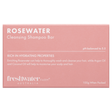 Load image into Gallery viewer, Rosewater Cleansing Shampoo Bar 100g