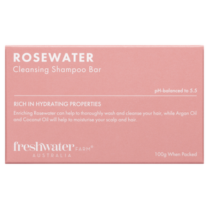 Rosewater Cleansing Shampoo Bar 100g