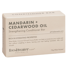 Load image into Gallery viewer, Mandarin & Cedarwood Oil Strengthening Conditioner Bar 70g