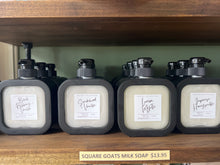 Load image into Gallery viewer, Black/Clear Square Goats Milk Hand Soap
