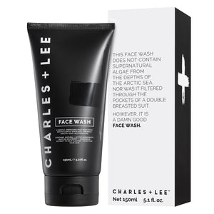 Charles + Lee men’s face wash, natural Australian skincare.