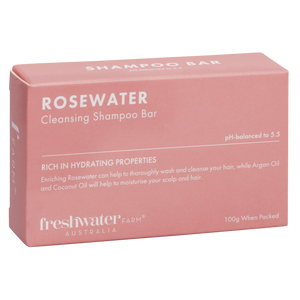 Rosewater Cleansing Shampoo Bar 100g