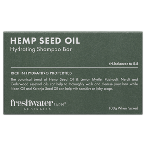 Hemp Seed Oil Hydrating Shampoo Bar 100g