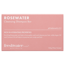 Load image into Gallery viewer, Rosewater Cleansing Shampoo Bar 100g
